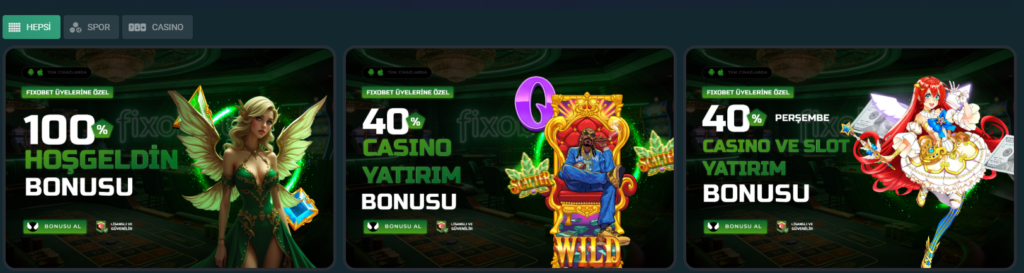 Fixobet Bonus