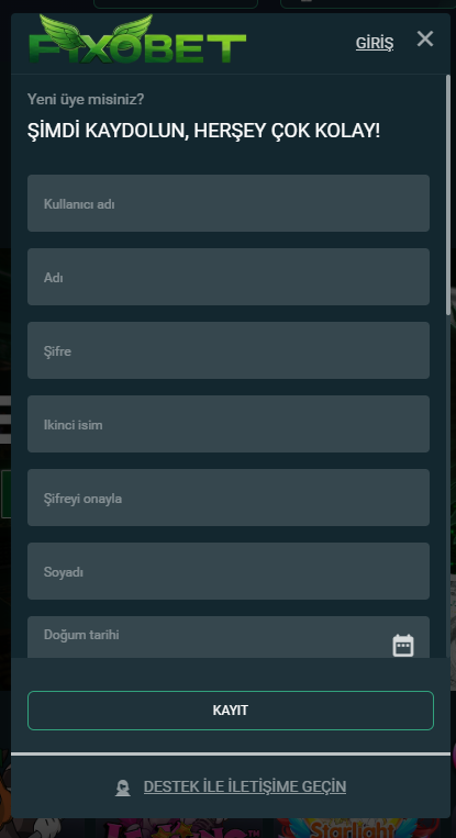 Fixobet Giriş
