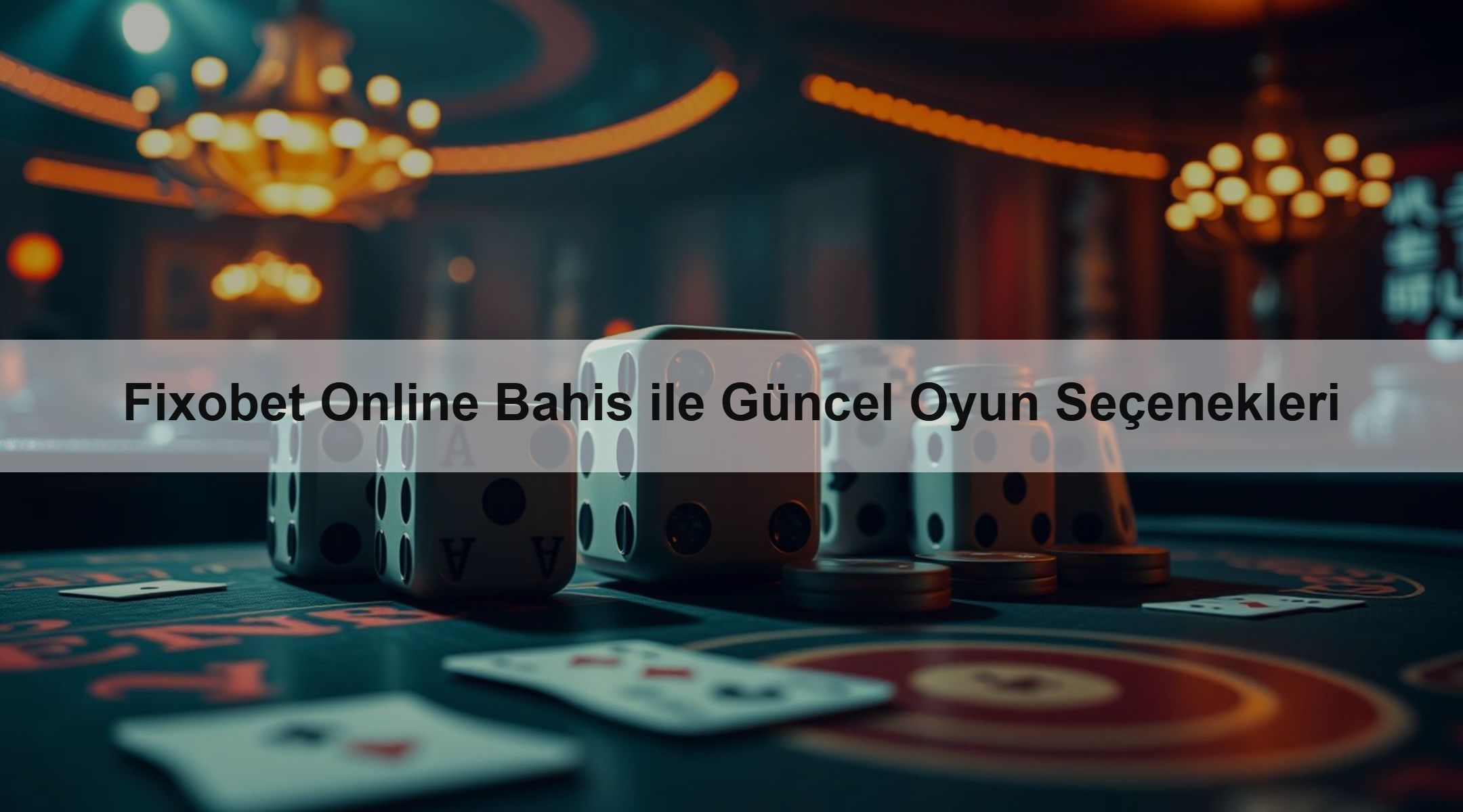 Fixobet Online Bahis ile Güncel Oyun Seçenekleri